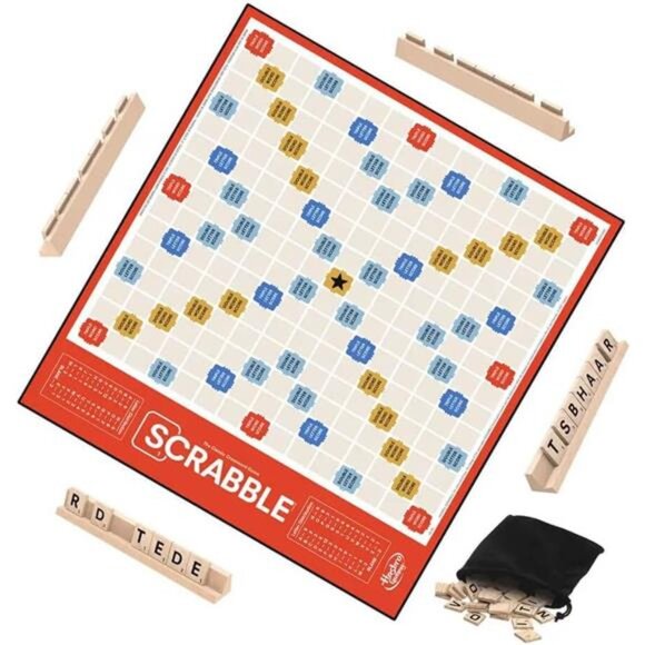 Gaming Scrabble Board Game,Word Game for Kids Ages 8 and Up,Fun Family Game - Picture 4 of 7